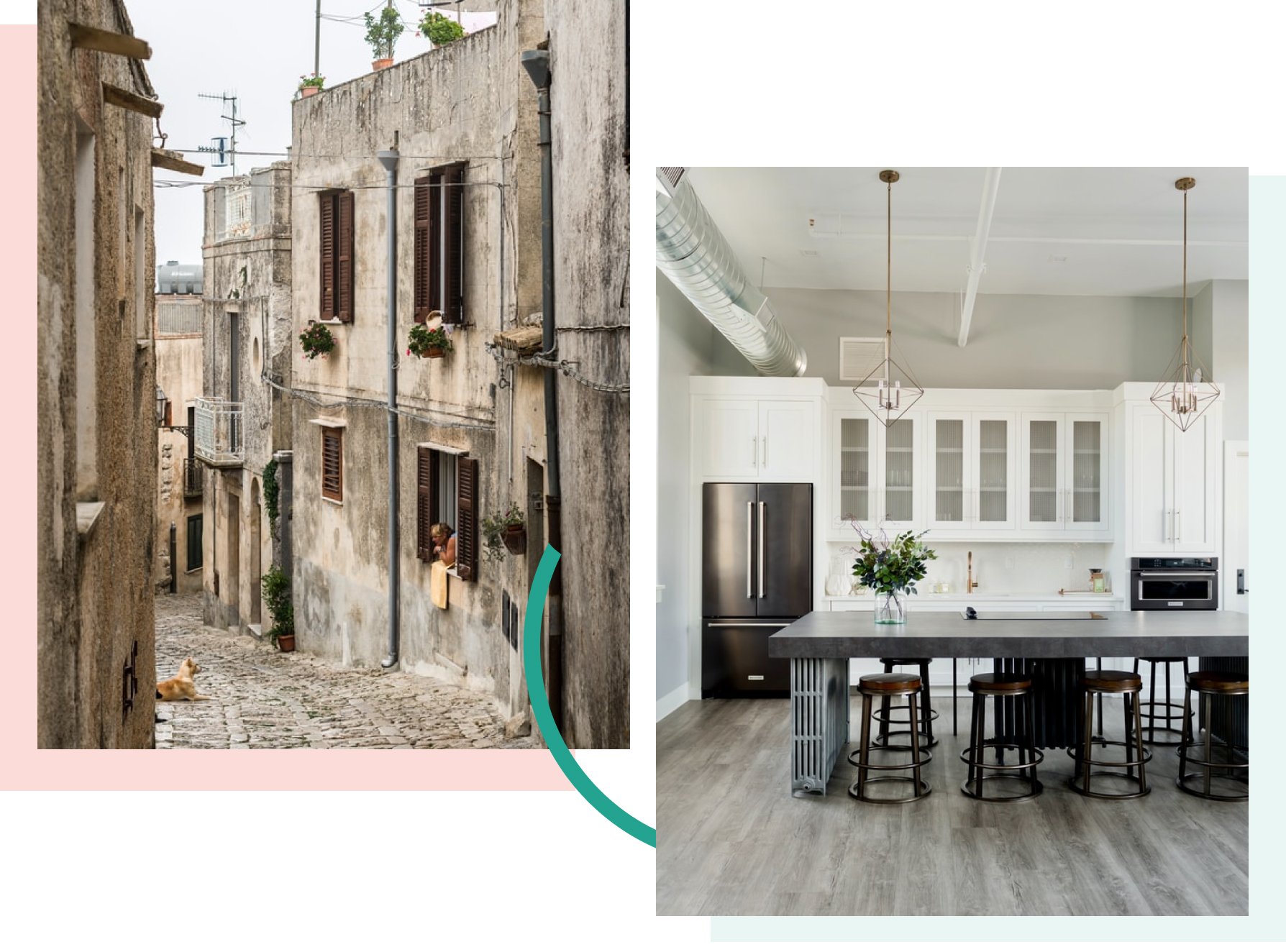 A concrete before/after case showing how an old 1 euro house turned into a modern, beautiful apartment.